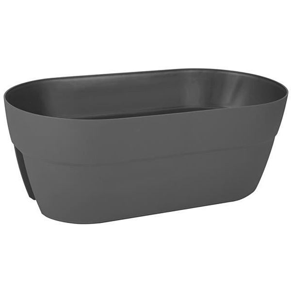 Jardiniére cancun D55cm gris anthracite - EDA