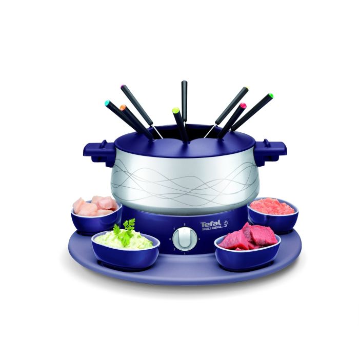 Appareil à fondue 8 personnes bleu - TEFAL