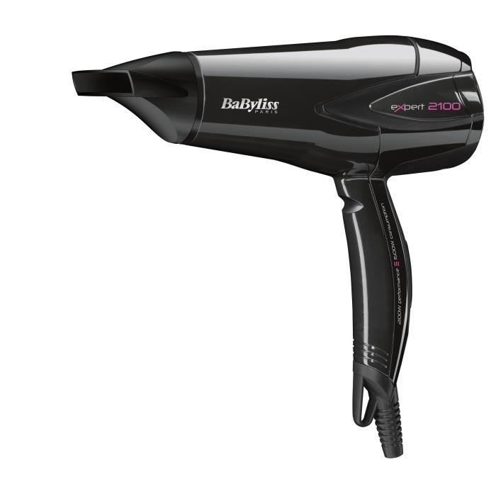 Sèche-cheveux Expert Protect D322E noir - BABYLISS