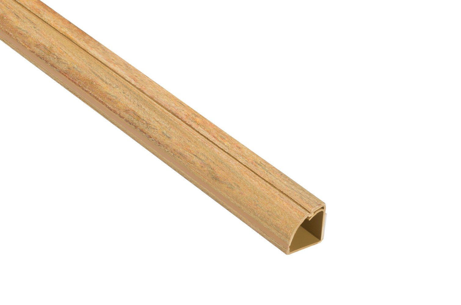 BAGUETTE ADHESIVE ROND BOIS 22X22 2M