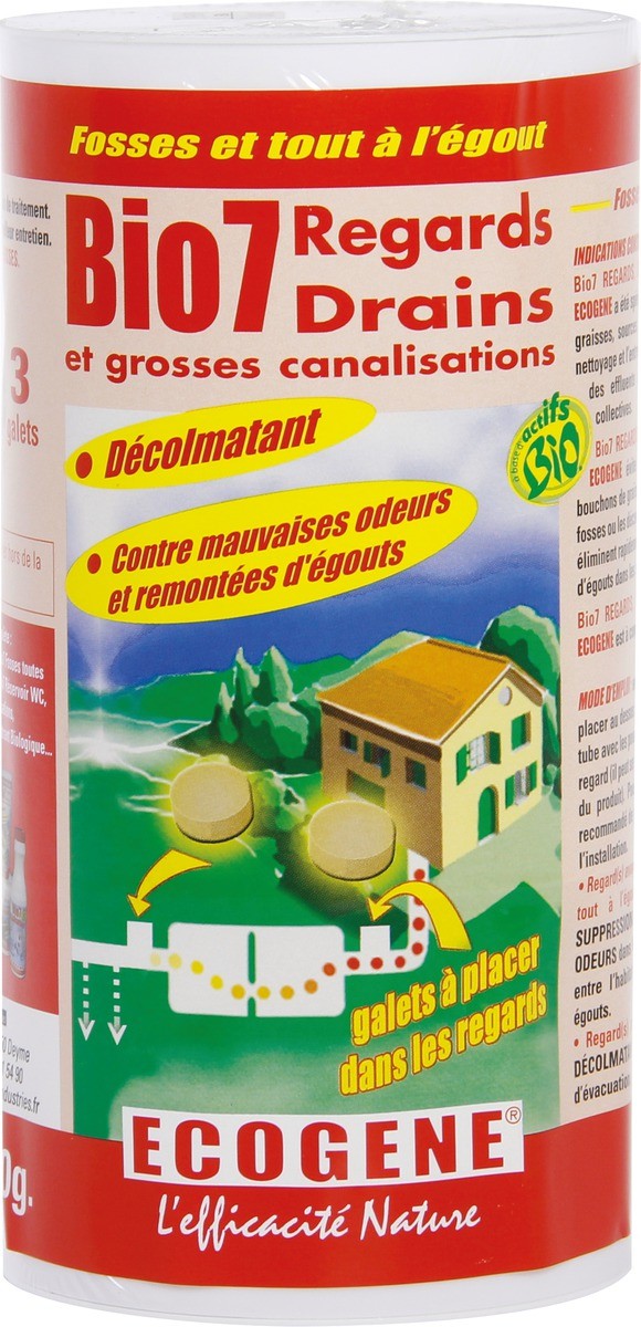 Galets entretien canalisations et drains Bio 7 -