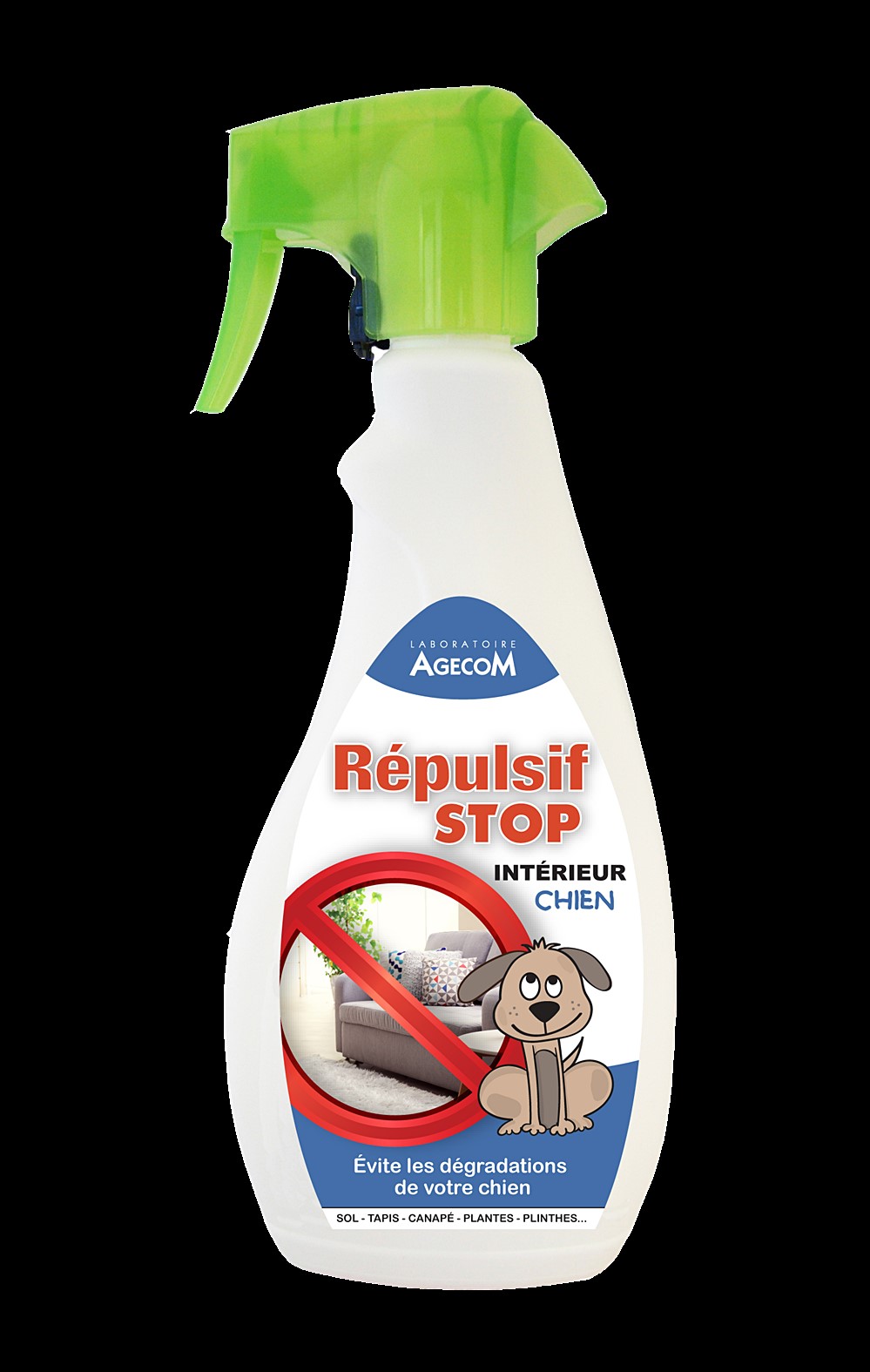 Spray intérieur chien repulsif stop 500ml