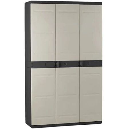 Armoire 3 Portes Noir 105x44x176cm