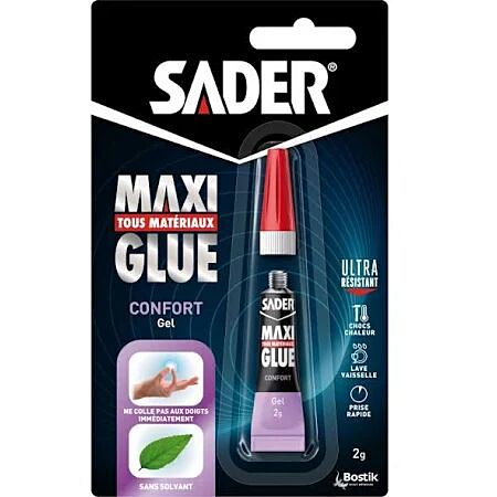 Sader maxiglue confort gel 2gr