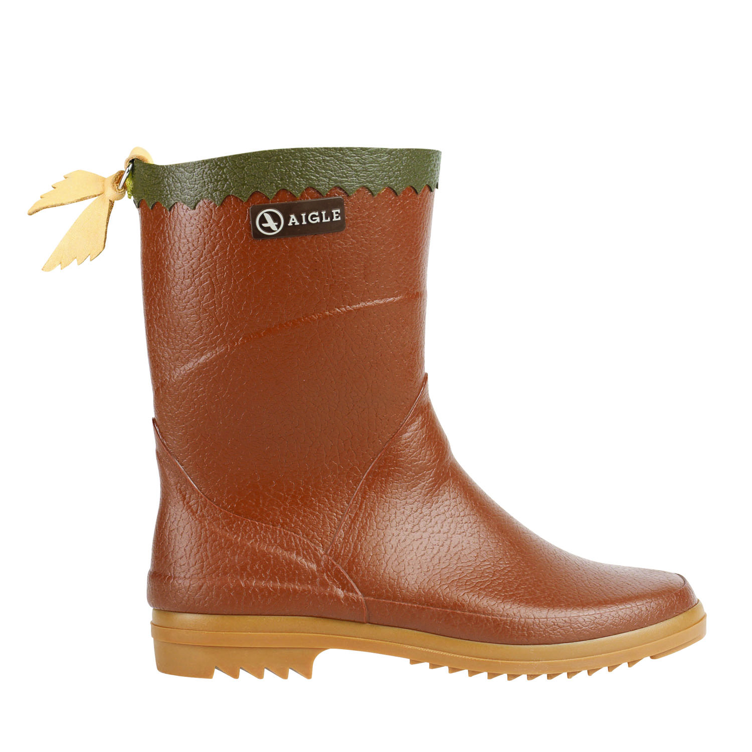 BOTTE DEMI BISON AMBRE 40