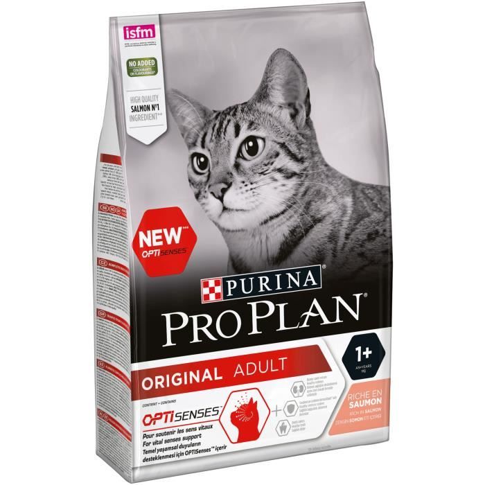 Croquettes Chat Original Optisenses Riche en Saumon 1,5kg - PRO PLAN