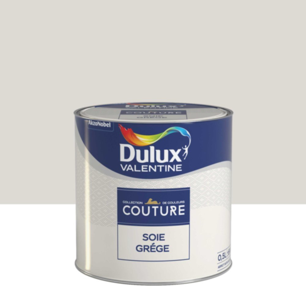 Peinture Murs et boiseries Couture Soie Grège Satin Velours 0,5L - DULUX VALENTINE