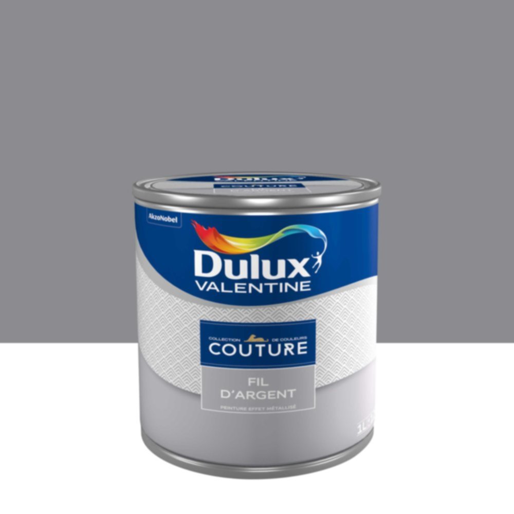 Peinture Murs et boiseries Couture Effet Métal Fil D'Argent 1 L - DULUX VALENTINE