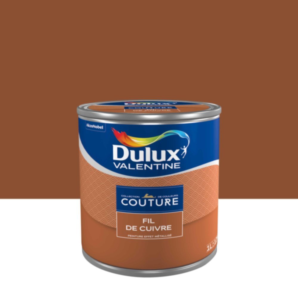 Peinture Murs et boiseries Couture Effet Métal Fil de Cuivre 1 L - DULUX VALENTINE