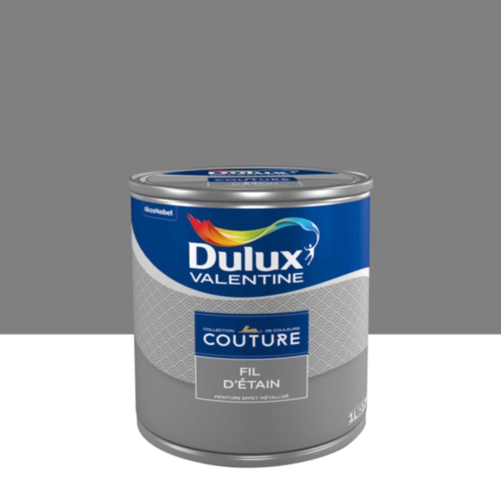 Peinture Murs et boiseries Couture Effet Métal Fil D'Etain 1 L - DULUX VALENTINE