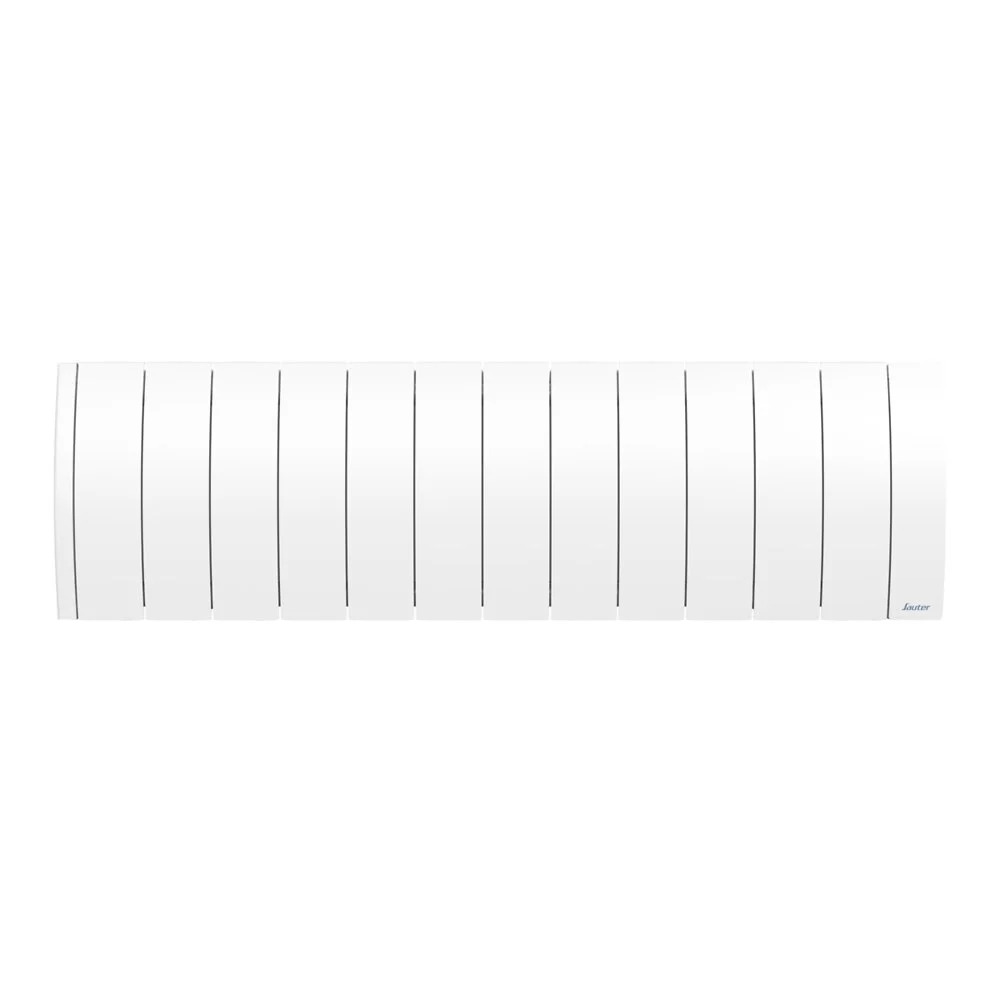 Radiateur connecté à inertie fluide Sauter IPALA BAS 1400W Blanc