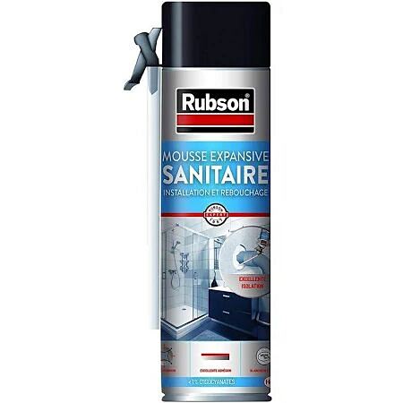 Mousse expansive sanitaire 500 ml - RUBSON