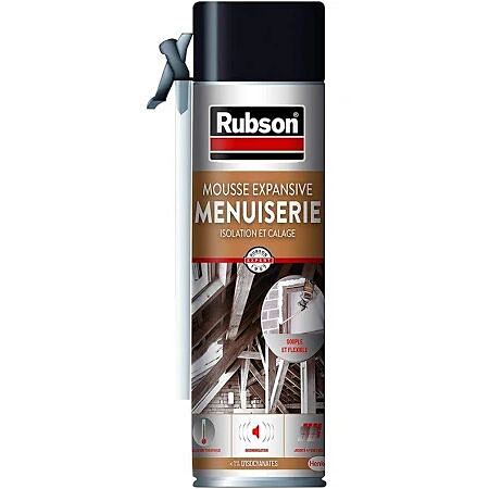 Mousse expansive menuiserie 500 ml - RUBSON 