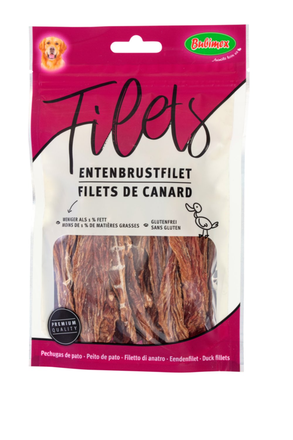 Friandises chien Filet de canard 70gr - BUBIMEX