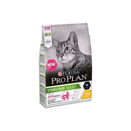 Croquettes Chat Stérilisé Optidigest Riche en Poulet 1,5kg - PRO PLAN