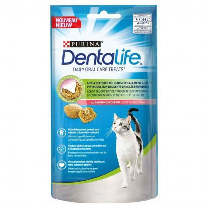 Friandises Chat Saumon 40gr - PURINA DENTALIFE