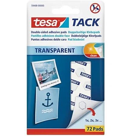 Pastilles Adhésives Tesa Tack® Transparent