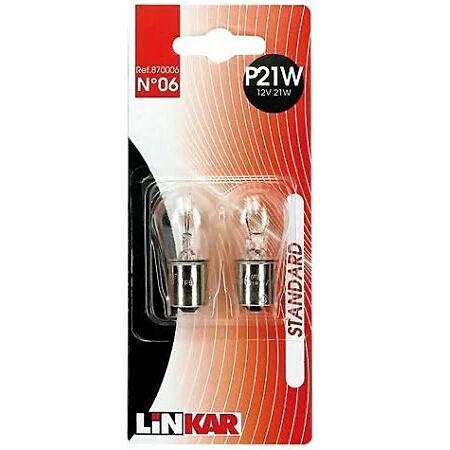 2 Ampoules P21W 12V - LINKAR