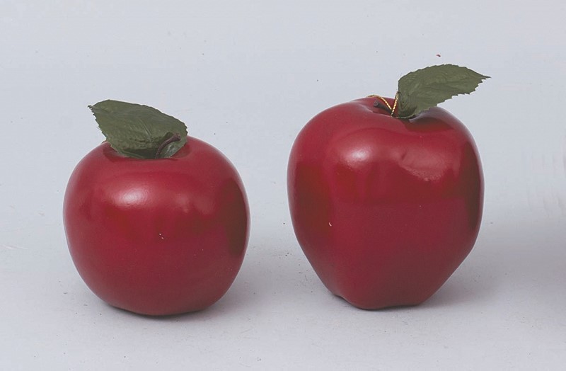 Pomme brillante rouge ∅10cm