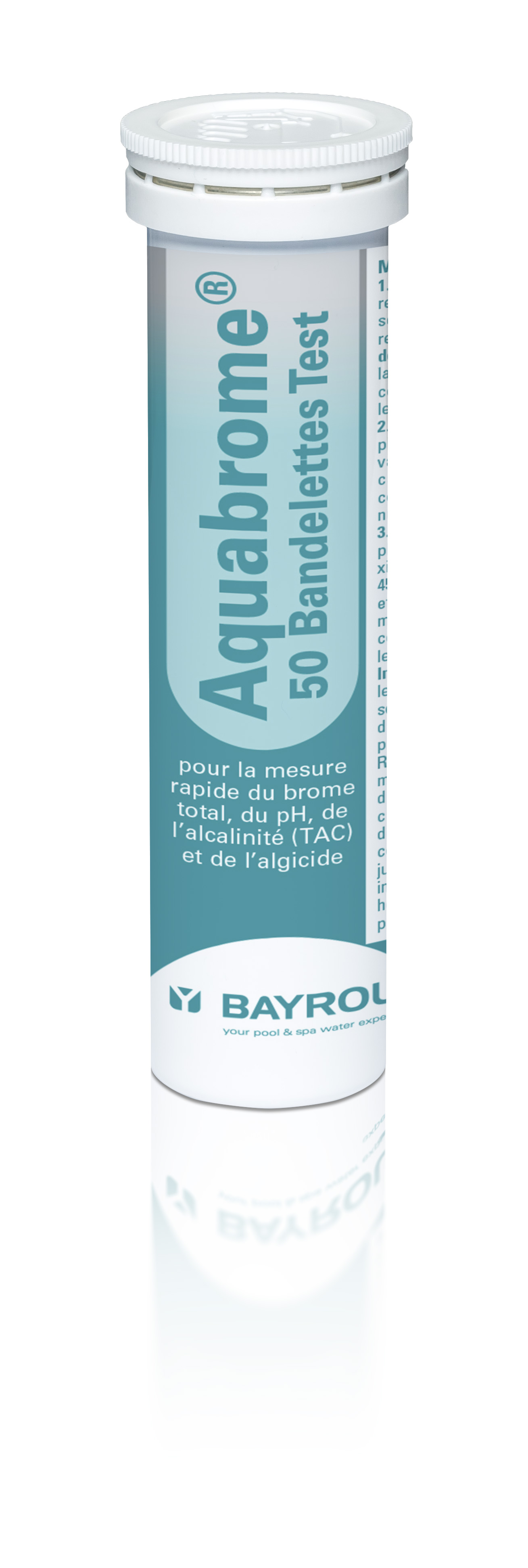 AQUABROME QUICKTEST pH Br TAC et ALGICIDE