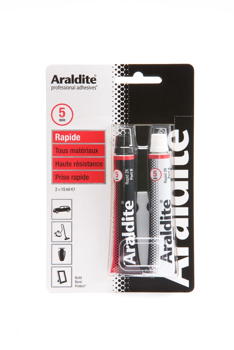 Colle rapide tube 2x15 ml - ARALDITE 