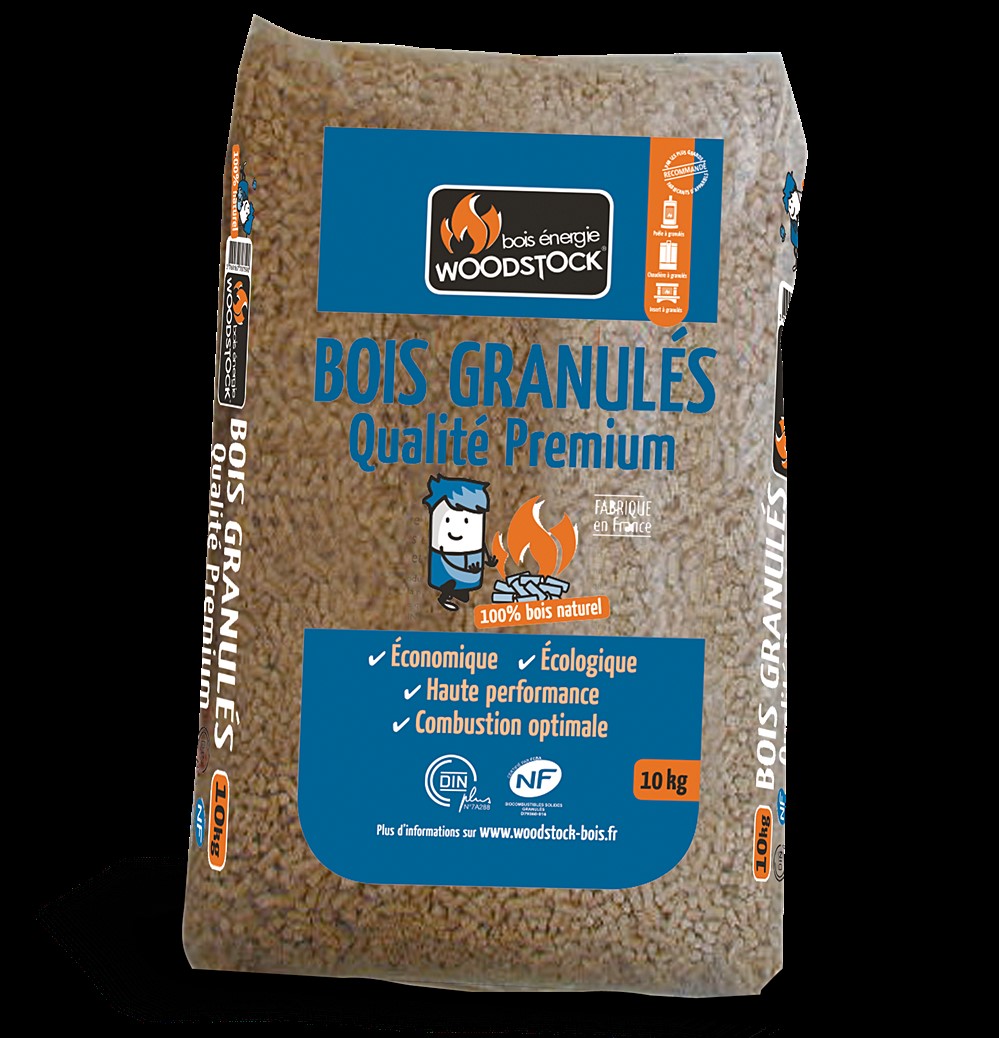 WOODSTOCK BOIS GRANULES PAR 10