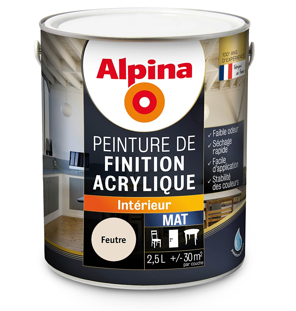 ACRYLIQUE MAT FEUTRE 2.5L