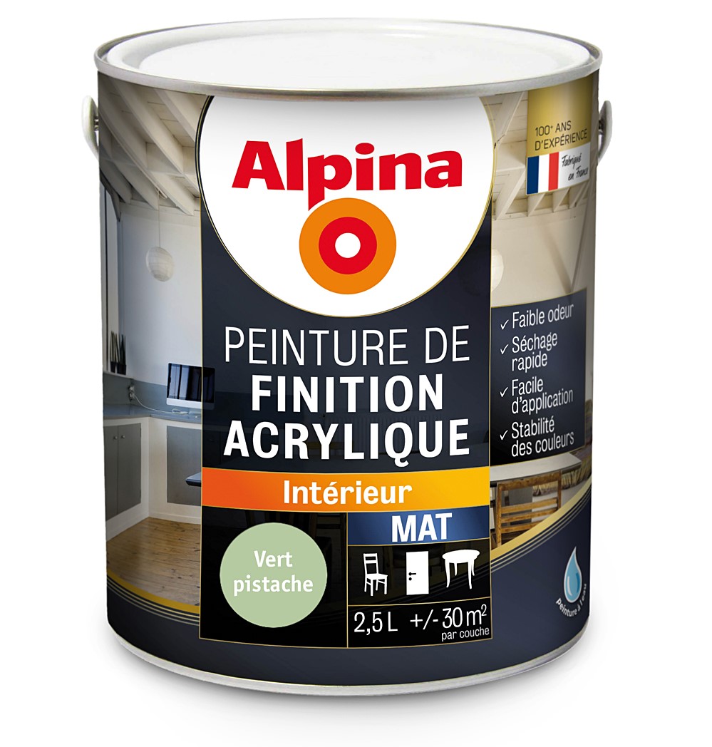 ACRYLIQUE MAT VERT PISTACHE 2.5L