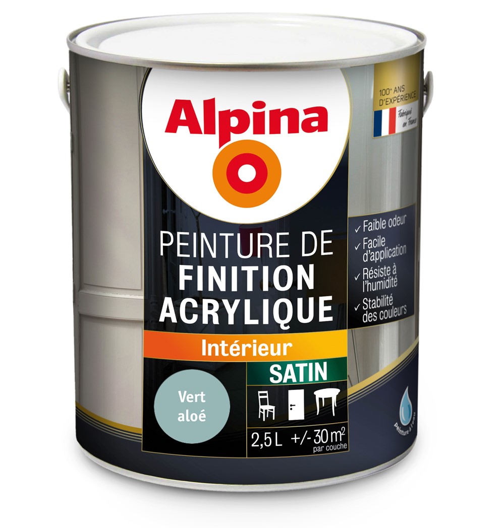 ACRYLIQUE SATIN VERT ALOE 2.5L