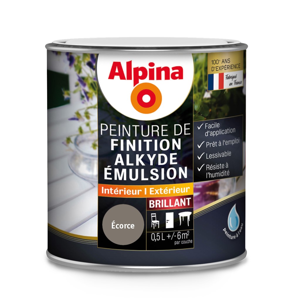 ALKYDE EMULSION BRILLANT ECORCE 0.5L