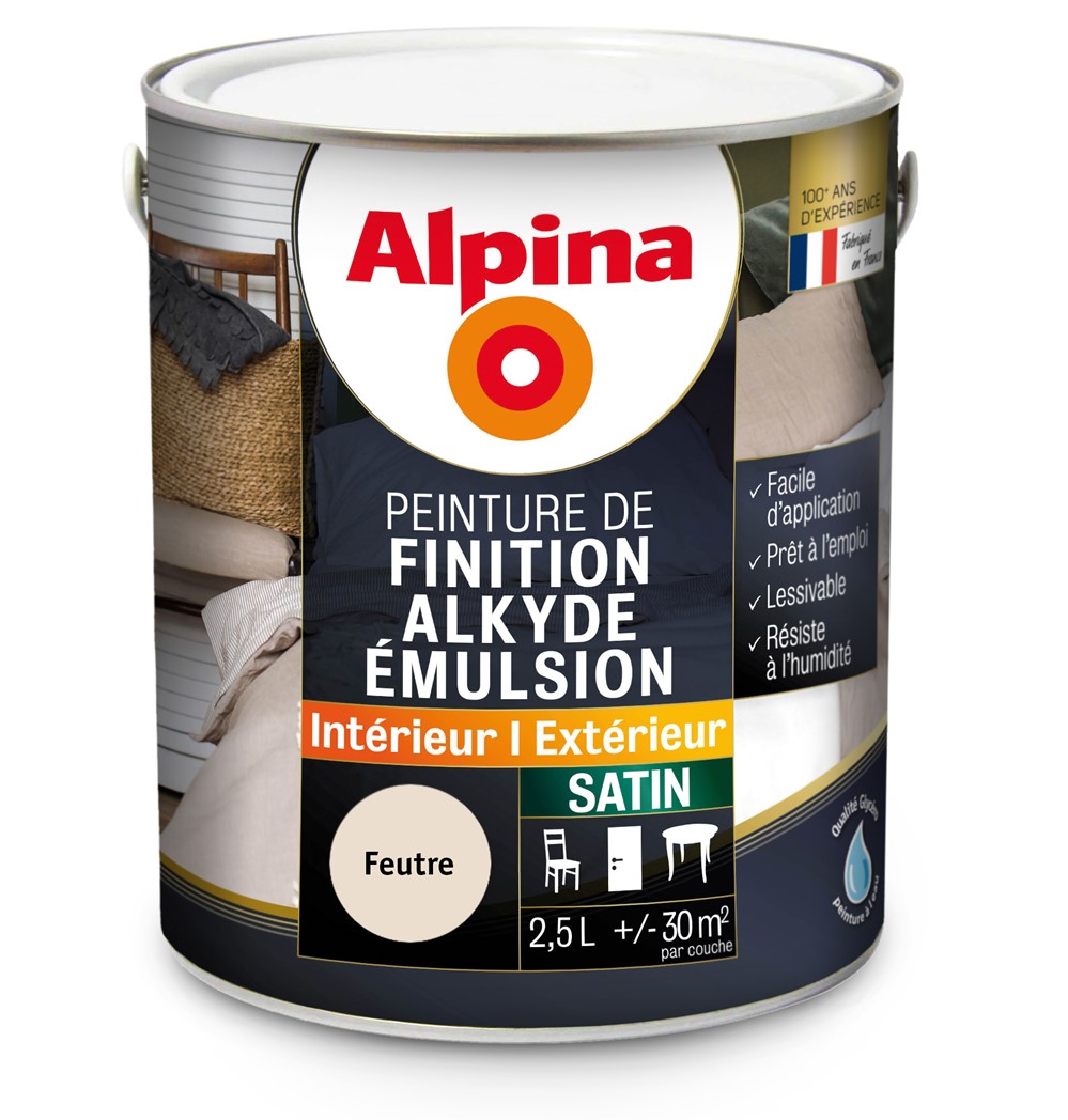 ALKYDE EMULSION SATIN FEUTRE 2.5L