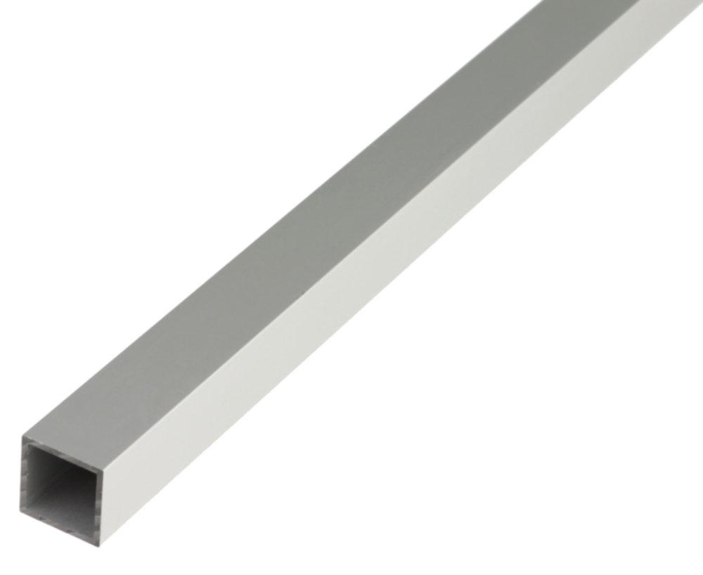 Tube carré Aluminium Anodisé 20x20mm - ALBERTS