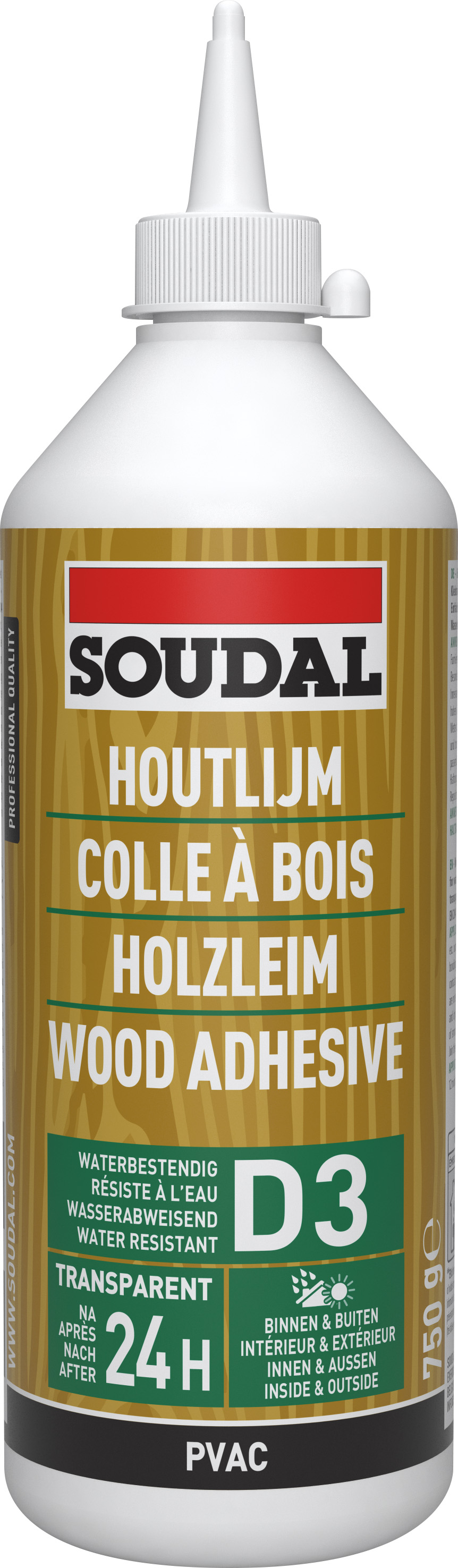 Colle bois blanche (D3) 750g - SOUDAL