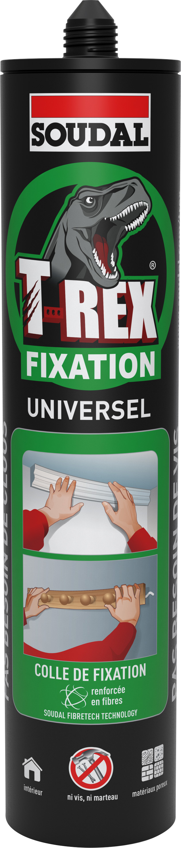 Colle fixation T-REX universel 380g - SOUDAL 