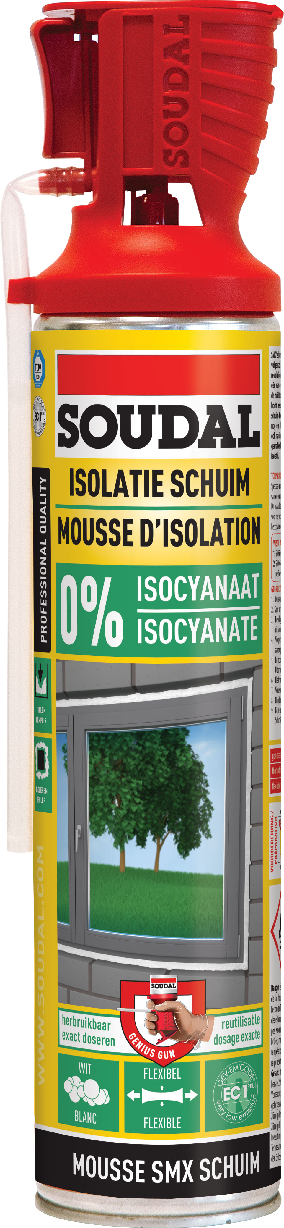 MOUSSE PU GENIUS 0% D'ISOCYANATE 500ML