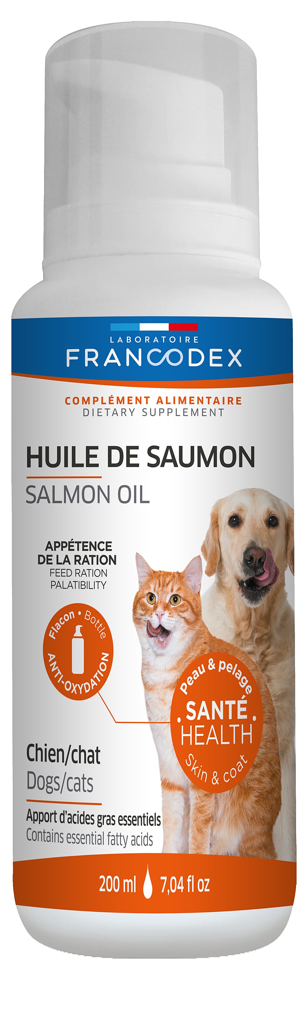 HUILE DE SAUMON CHIEN & CHAT 200 ML