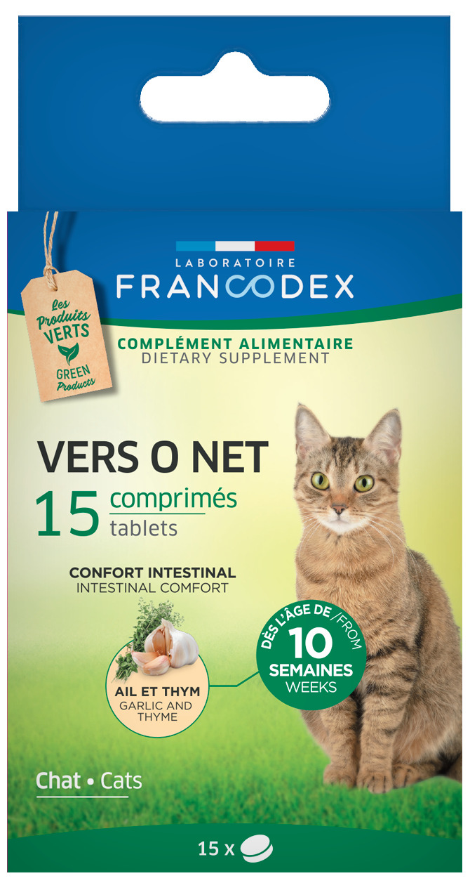 VERS O NET COMPRIMES POUR CHATON ET CHAT