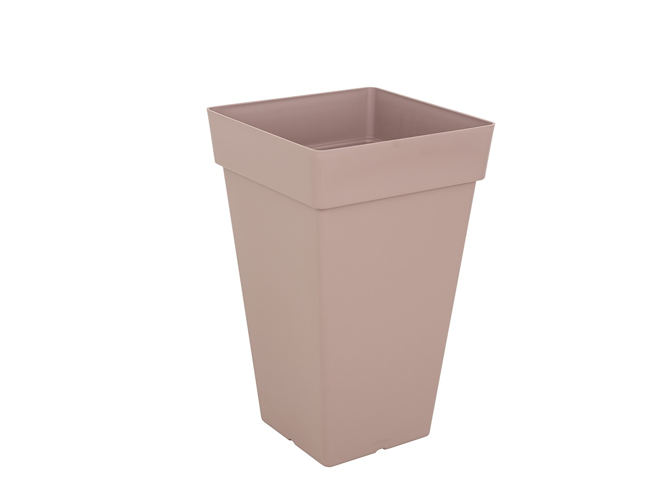 POT CAPRI CARRE HAUT 50CM TAUPE