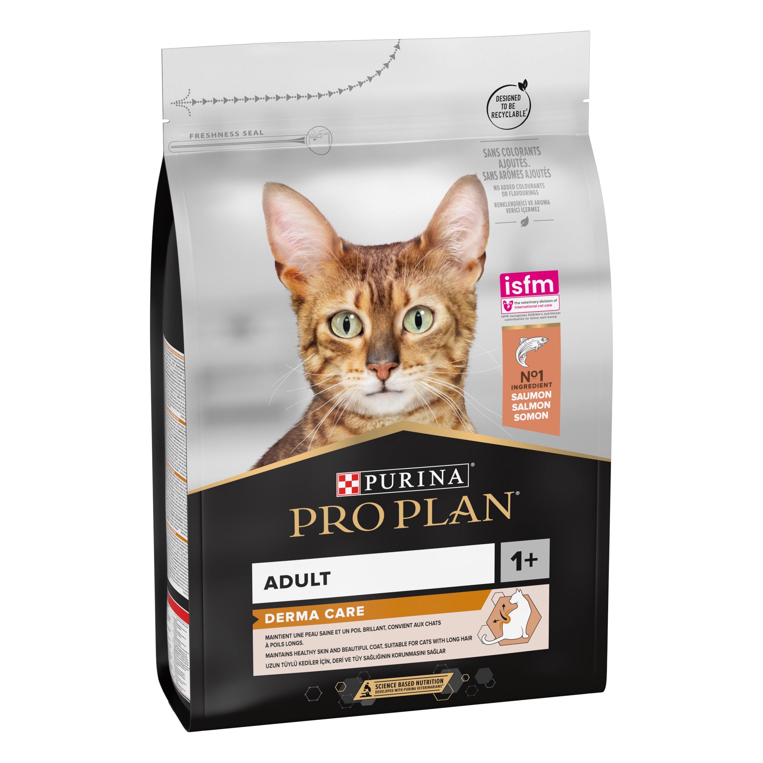 Croquettes Chat Elegant Optiderma Riche en Saumon 3kg - PRO PLAN