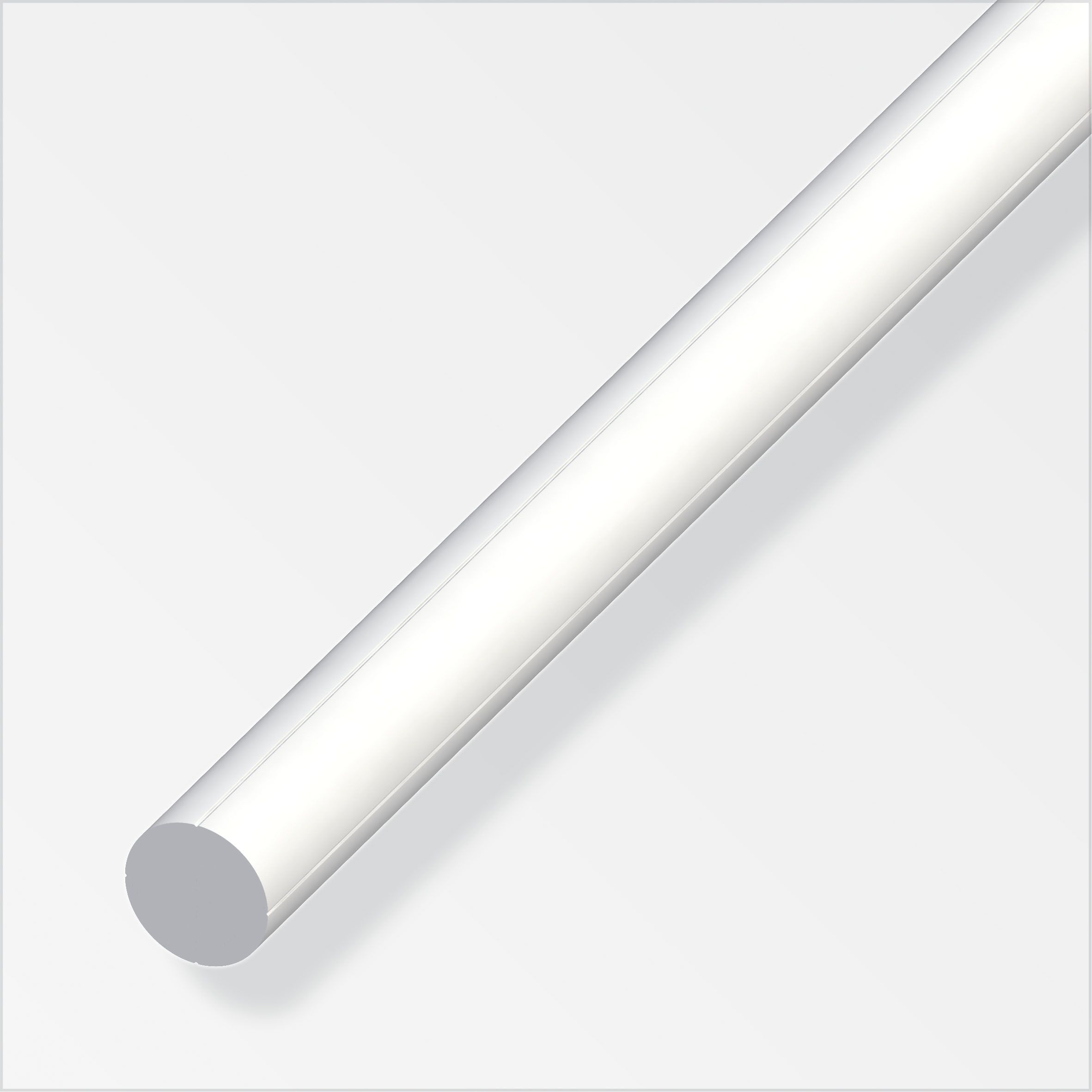 ROND PLEIN 7,5MM PVC BLANC 1M