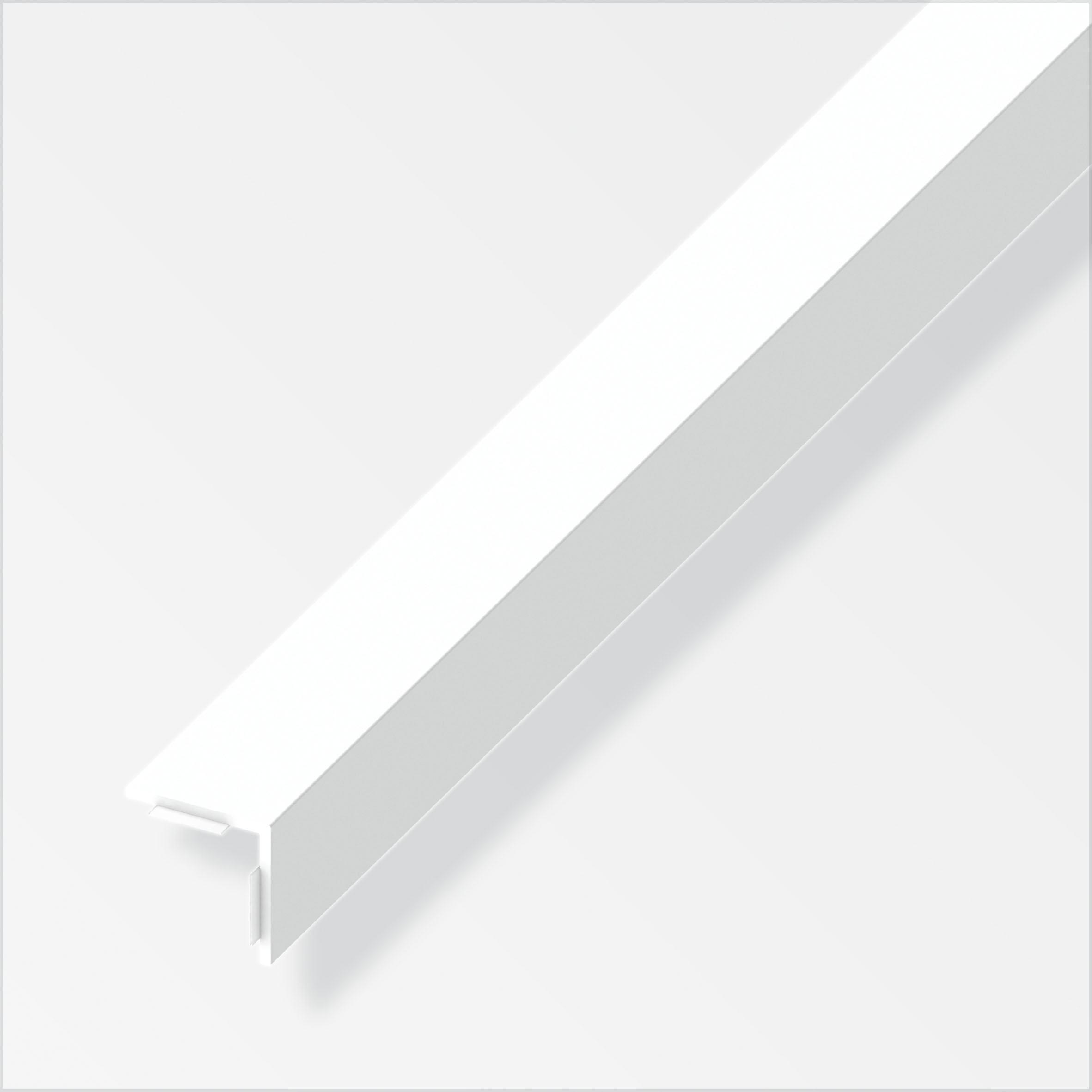 CORNIERE ADH 10X10X1 PVC BLANC 2,5M