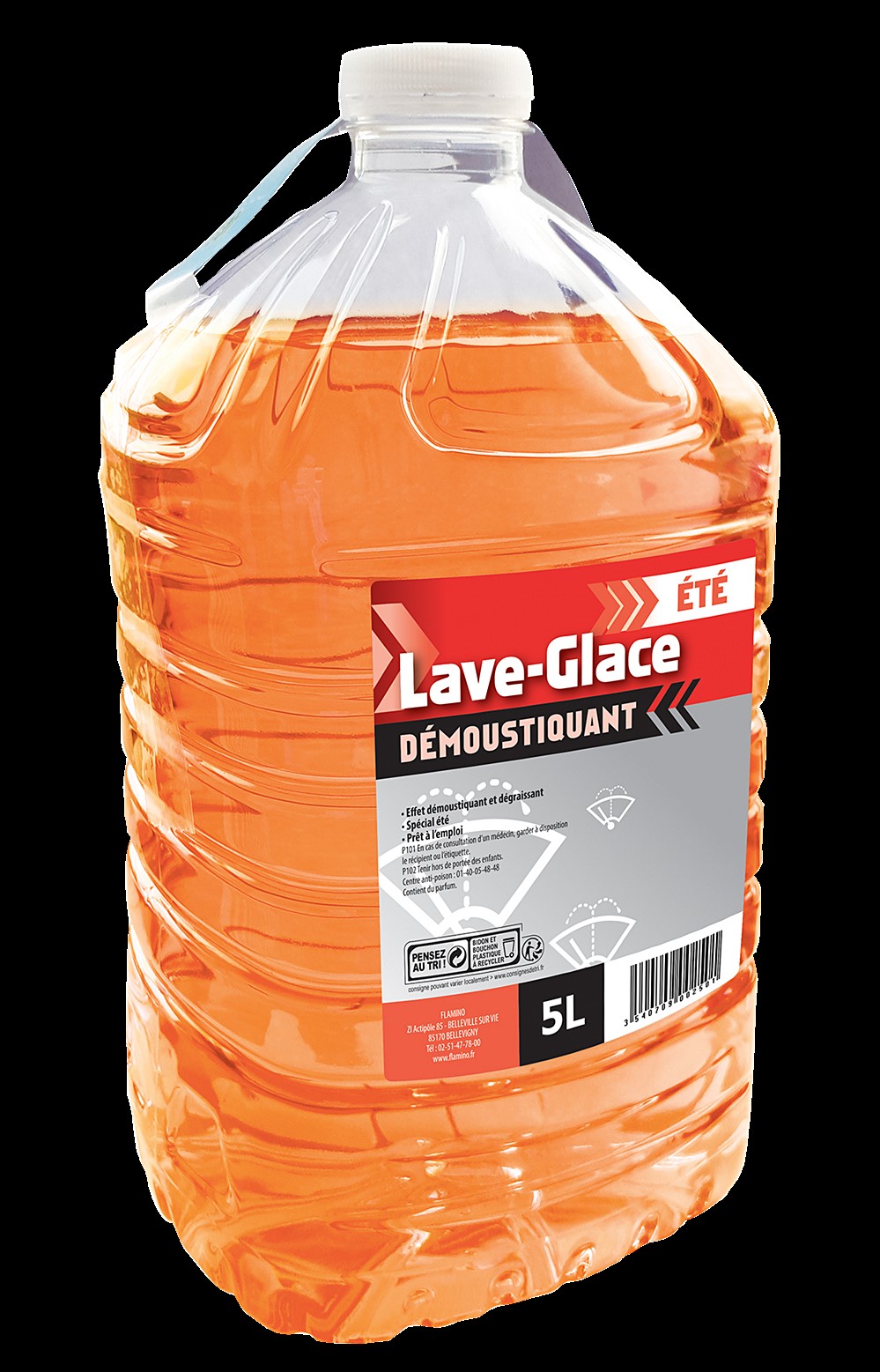 LAVE-GLACE ETE DEMOUSTIQUANT  FLAMINO 5L 