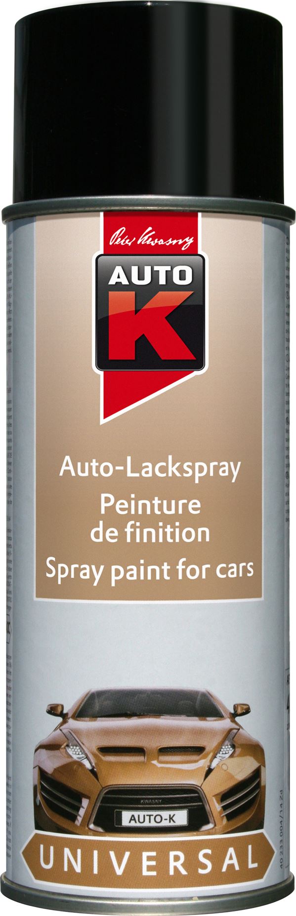 PEINTURE NOIR BRILLANT 400ML