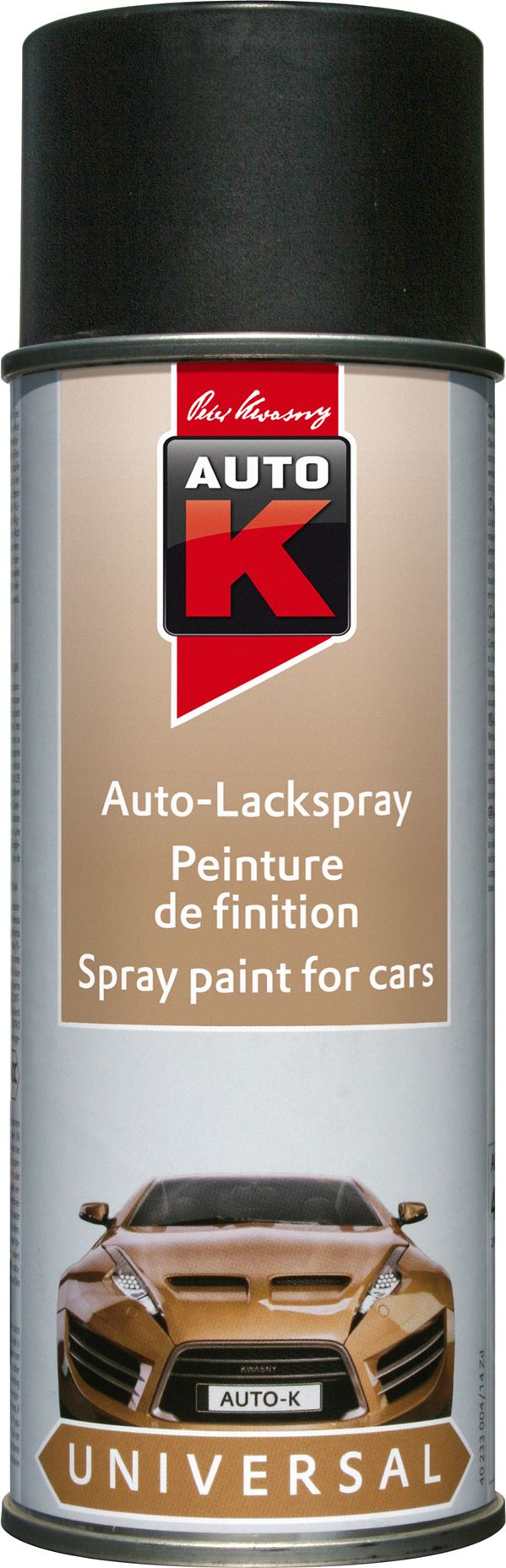 PEINTURE NOIR MAT 400ML STAND