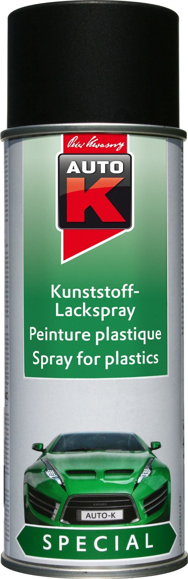 PEINTURE NOIR PLASTIQUE 400ML