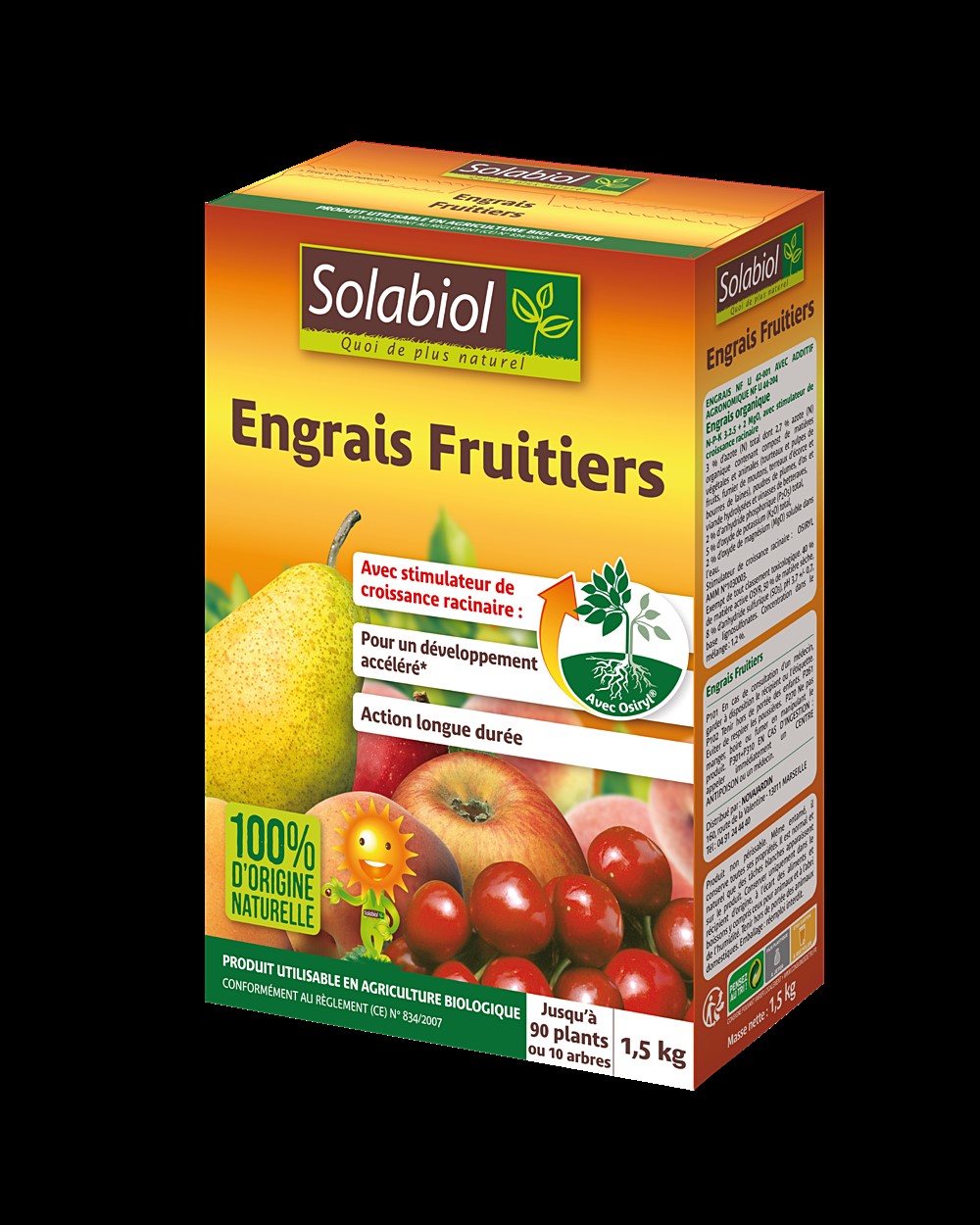 Engrais fruitiers 1,5kg - SOLABIOL