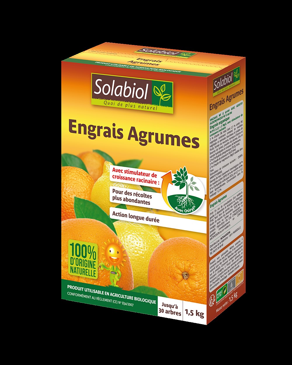 Engrais agrumes 1,5kg - SOLABIOL