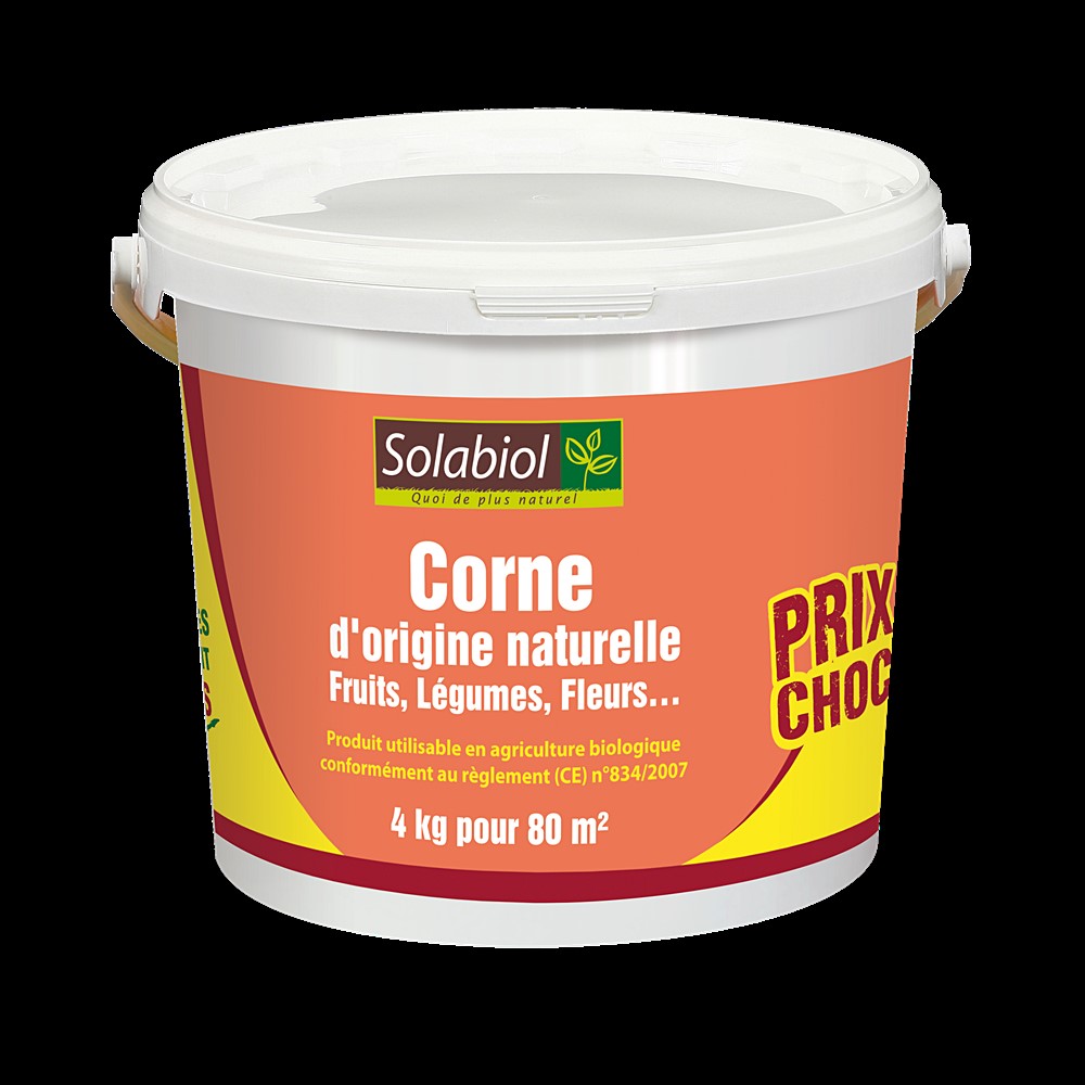 Corne d'origine naturelle 4kg - SOLABIOL