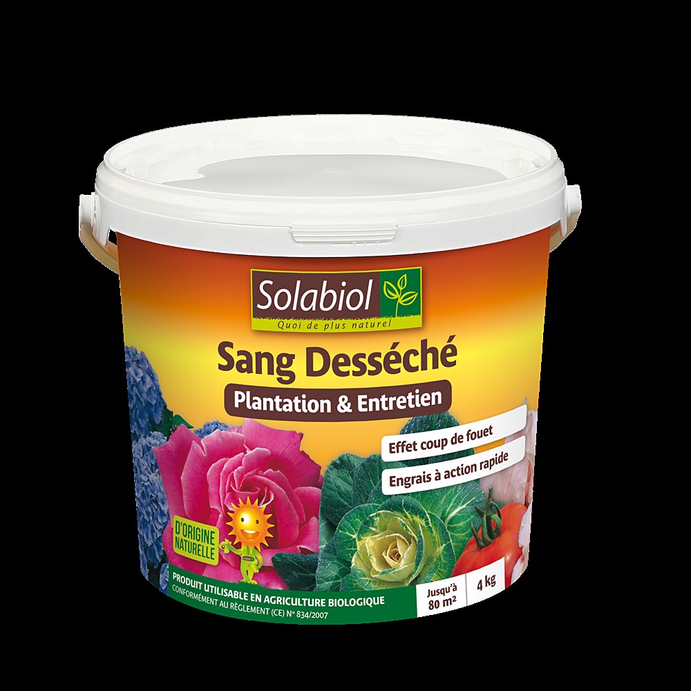 Sang desséché 4kg - SOLABIOL