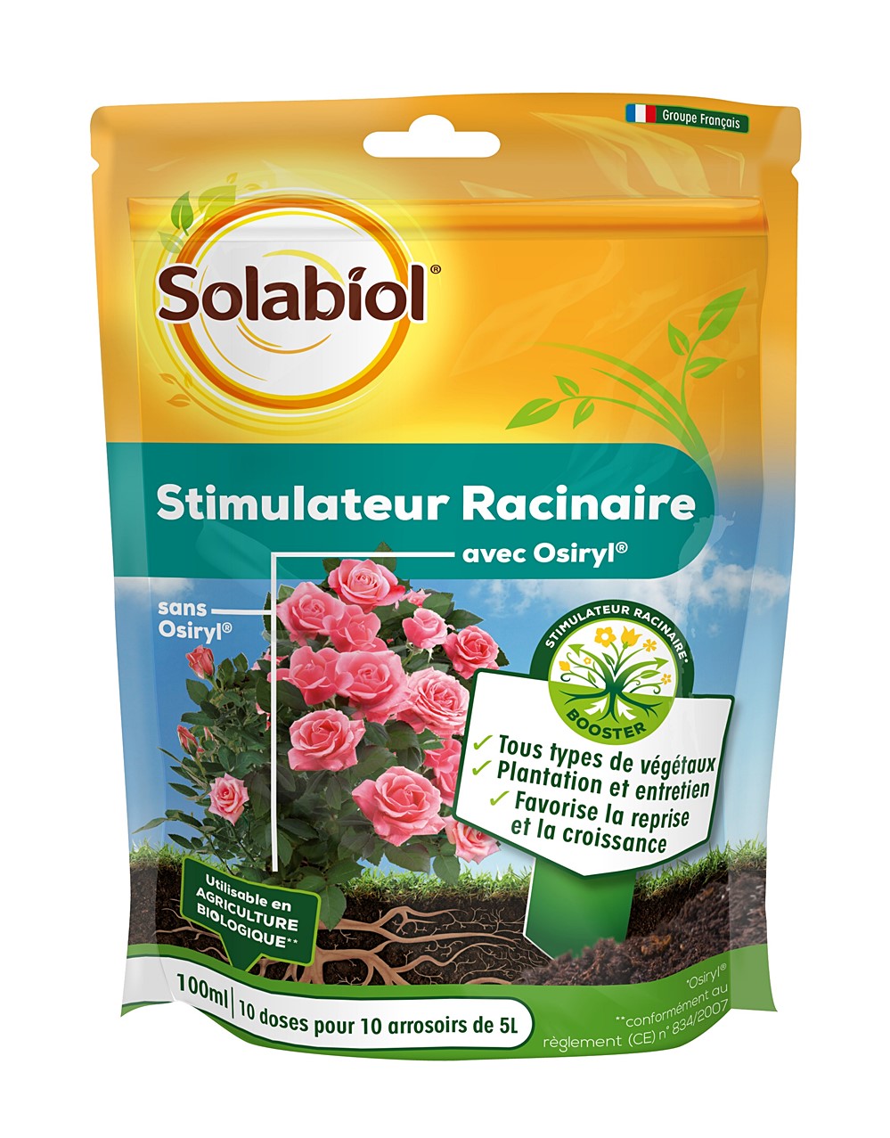 Stimulateur racinaire Osiryl® Doypack 10x10ml - SOLABIOL 